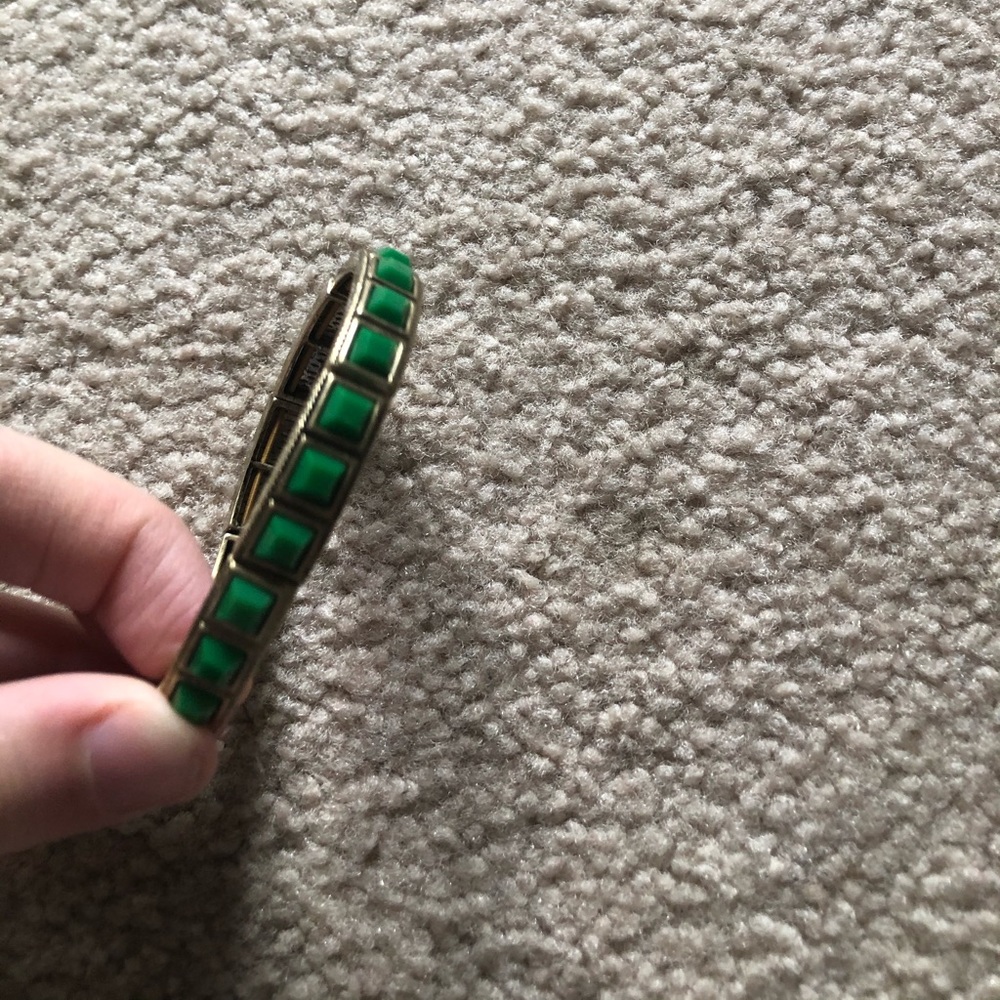 Green and gold bracelet